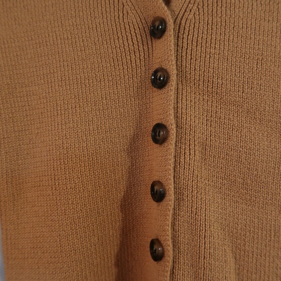 Long Sleeve Knit Sweater Button Down Maxi Dress - Picture 5 of 7